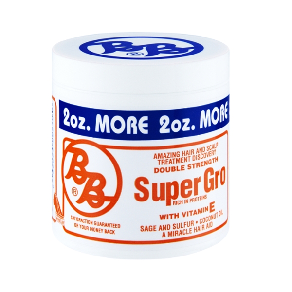 Bronner Bros Super Gro, with Vitamin E, Double Strength