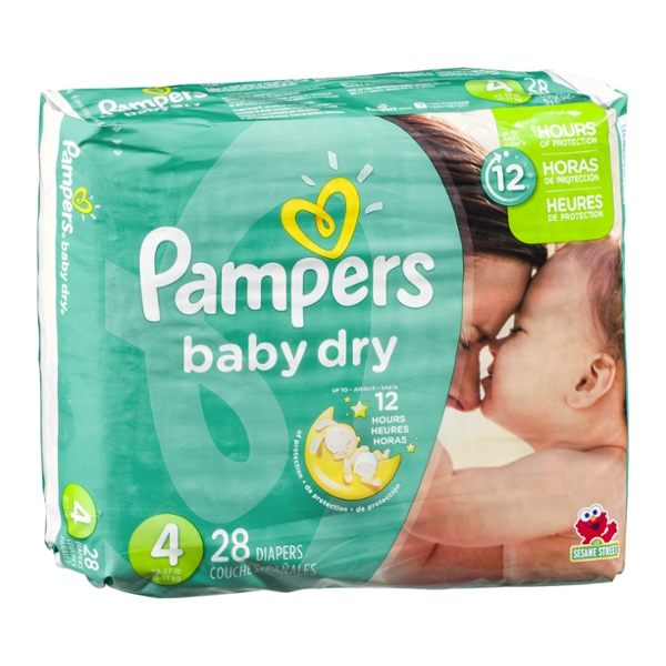 Pampers Diapers, Size 4 (22-37 lb), Days & Nights « Discount Drug Mart