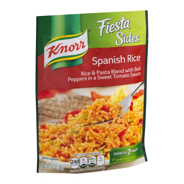 Knorr Fiesta Sides for a tasty rice side dish Spanish Rice no artificial flavors 5.6 oz