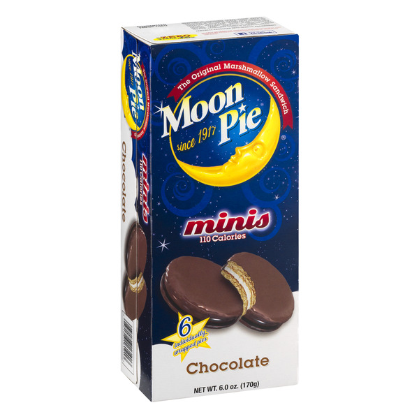 Moon Pie Minis Chocolate - 6 CT