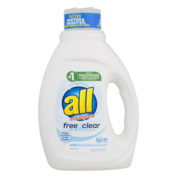 all Stainlifters Free and Clear Laundry Detergent