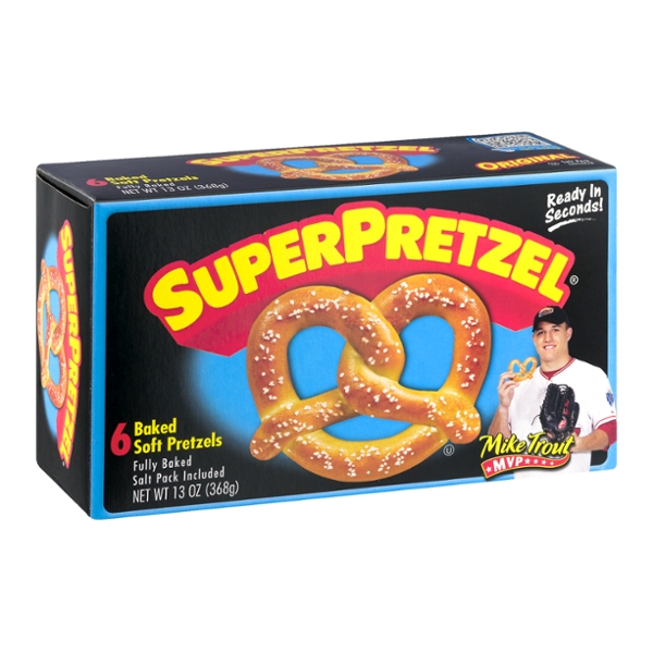 SuperPretzel Baked Soft Pretzels - 6 CT