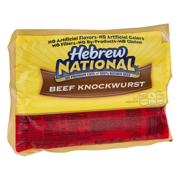 Hebrew National Kosher Beef Knockwurst