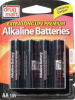 DDM Battery Premium Alkaline AA 4 Pack