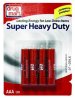 DDM Super Heavy Duty Batteries AAA 4 Pack