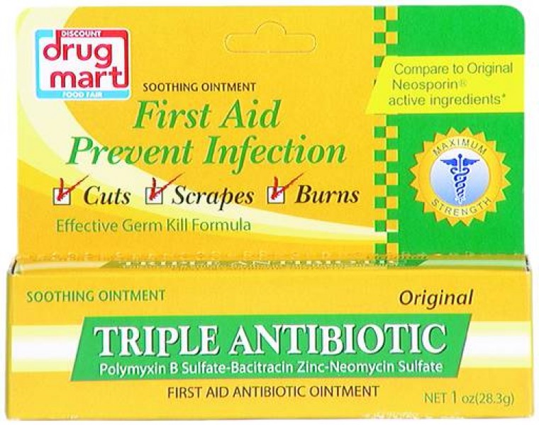 DDM Trisporin Triple Antiobiotic Ointment 1oz