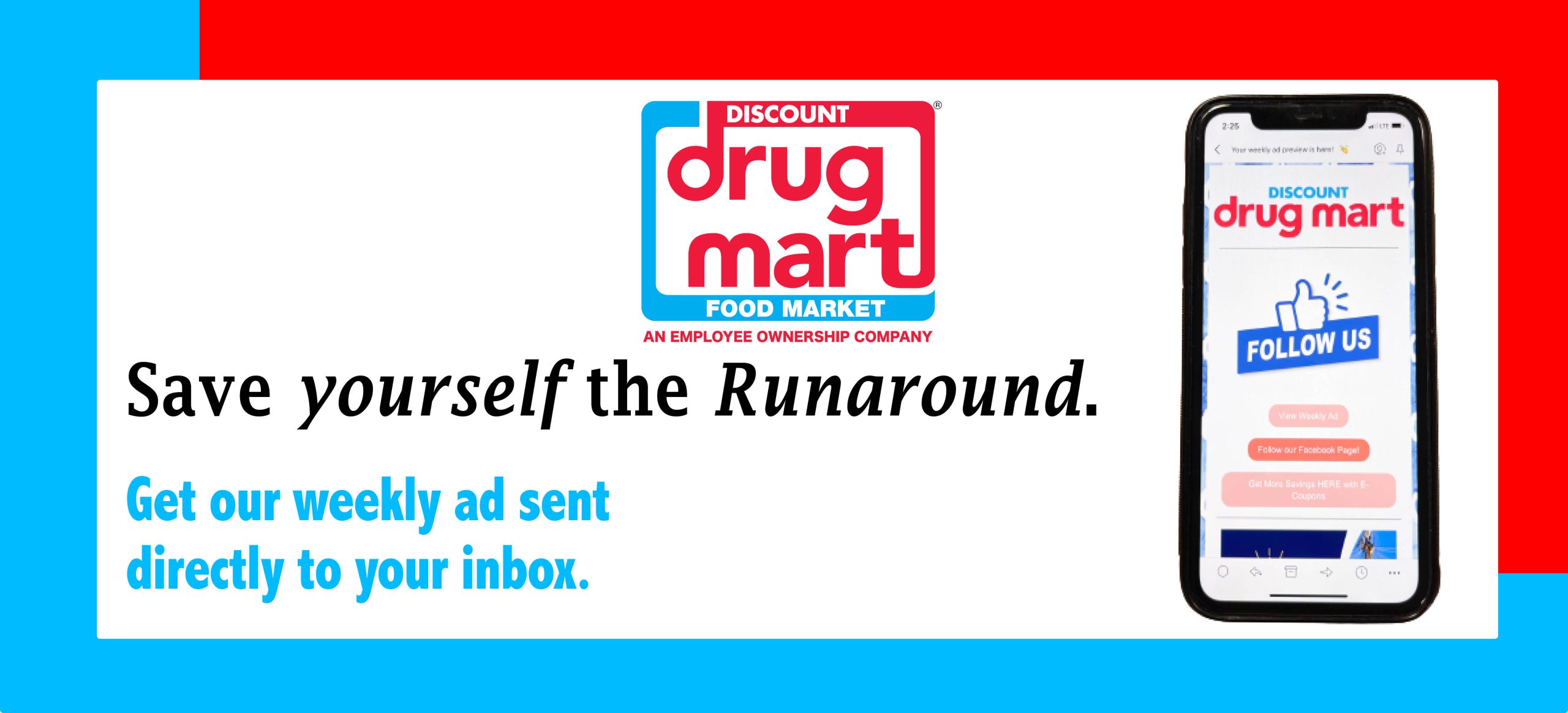 Discount Drug Mart Emailed weekly ad preview