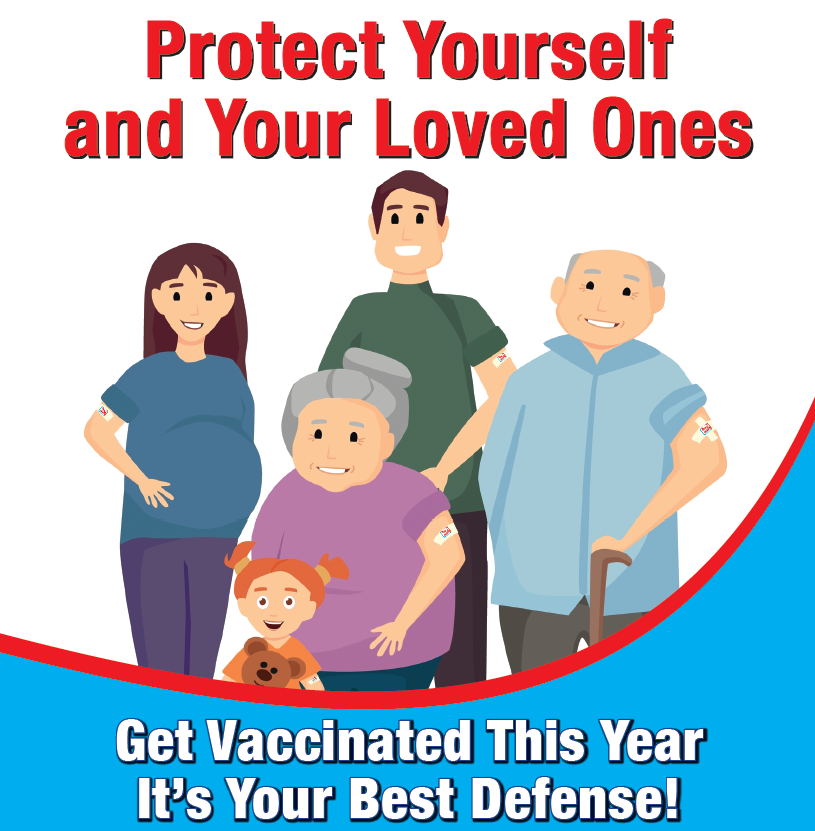 Protect Yourself and Your Loved Ones. Get Vaccinated This Year, It's Your Best Defense!