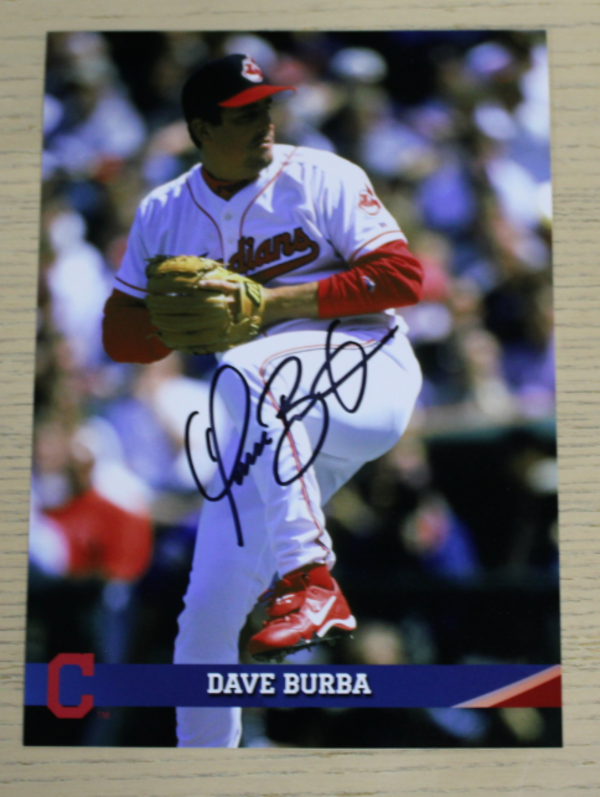 Dave Burba - Autographed Photo