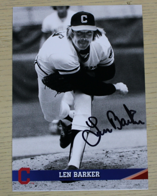 Len Barker - Autographed Photo