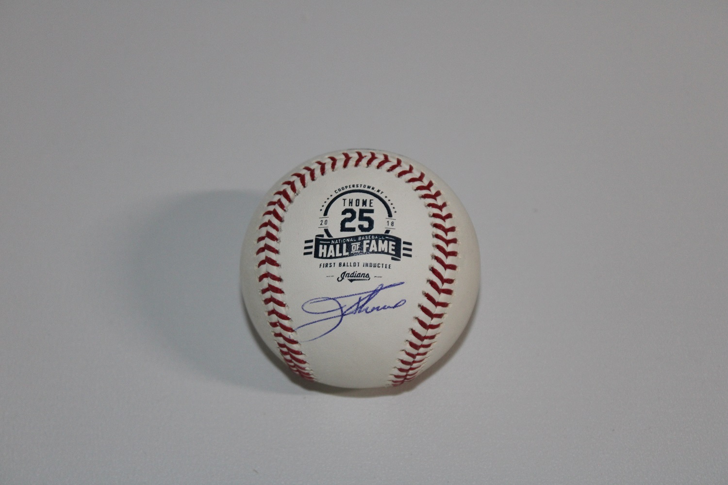 Jim Thome Hall of Fame signed baseball