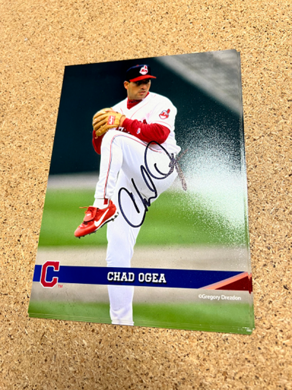 Cleveland Indians Chad Ogea Autographed Picture