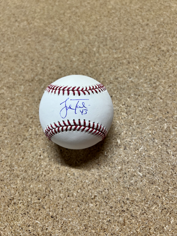Cleveland Indians Josh Tomlin Autographed baseball