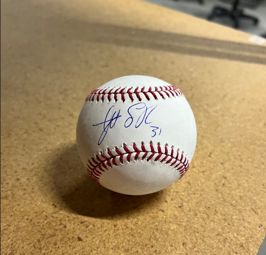 Cleveland Indians Danny Salazar autographed baseball