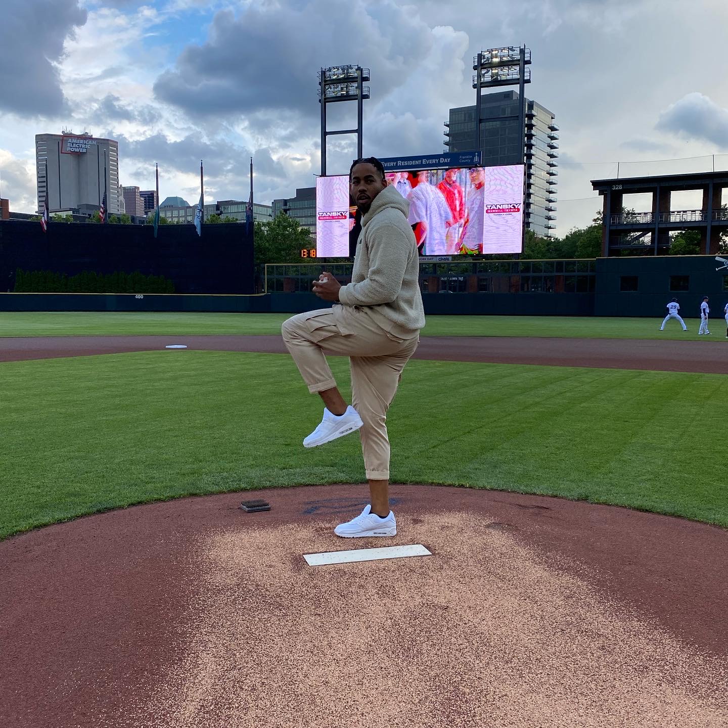 2024 throw the first pitch before a Columbus Clippers game experience