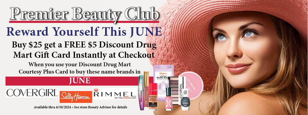 Premier Beauty Club for June: Covergirl, Sally Hansen and Rimmel.