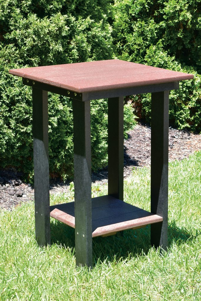 Tall Table with shelf