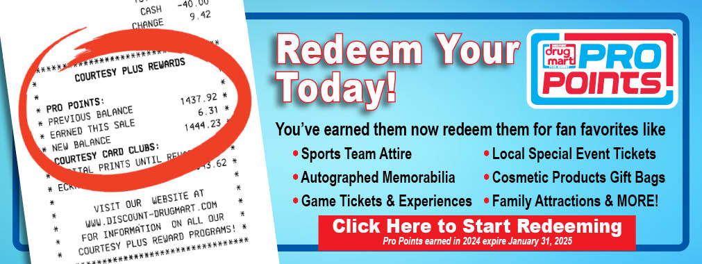 Redeem Your Pro Points Today!